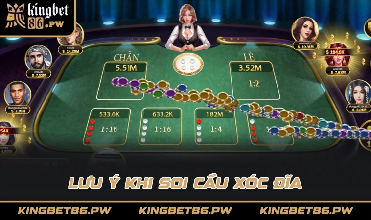 Lưu ý khi soi cầu xóc đĩa